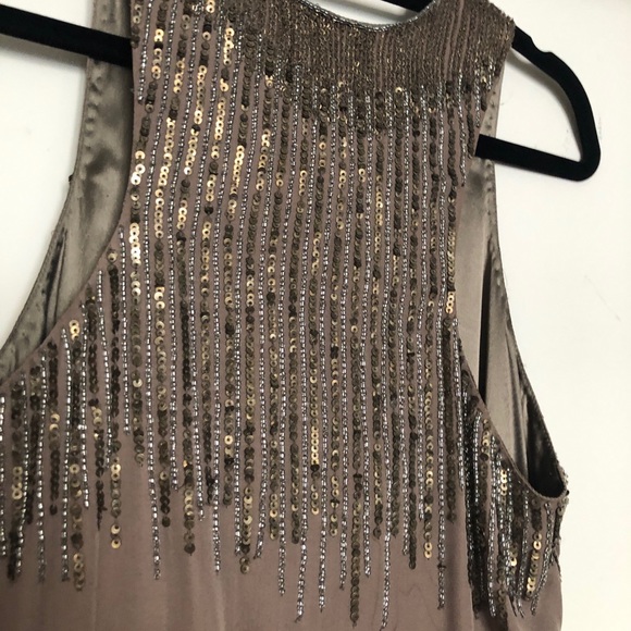 Beaded Parker Dress. Size M - Picture 8 of 9